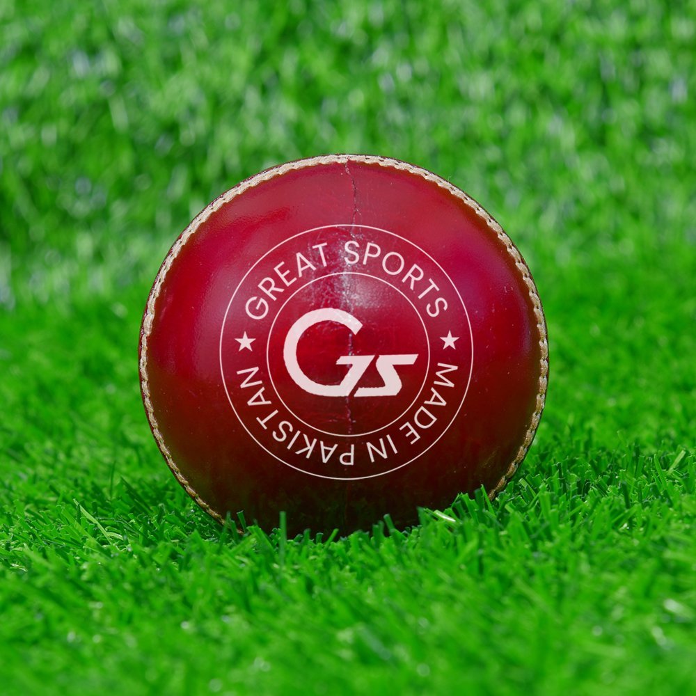 Red Waxed Cricket Hard Ball