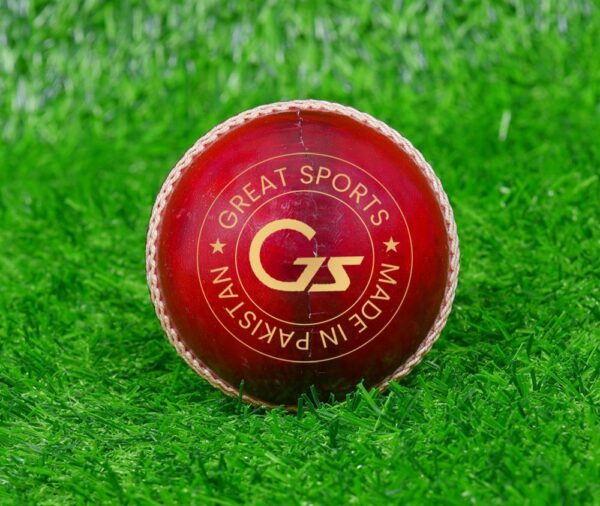 Red Waxed Cricket Hard Ball